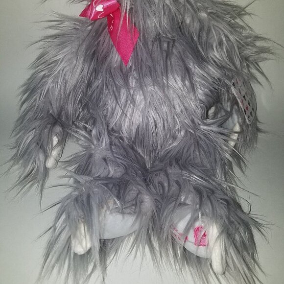 Kellytoy Gray Furry Sloth Plush Valentines Day XOXO Stuffed Animal Toy Gift wTAG - Picture 4 of 15